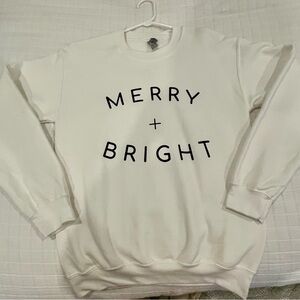 Merry + Bright sweatshirt